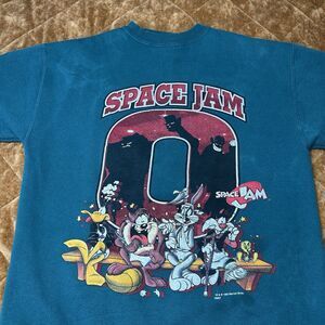 Vintage Original 1996 Space Jam Sweater Adult Large The Monstars Looney Tunes